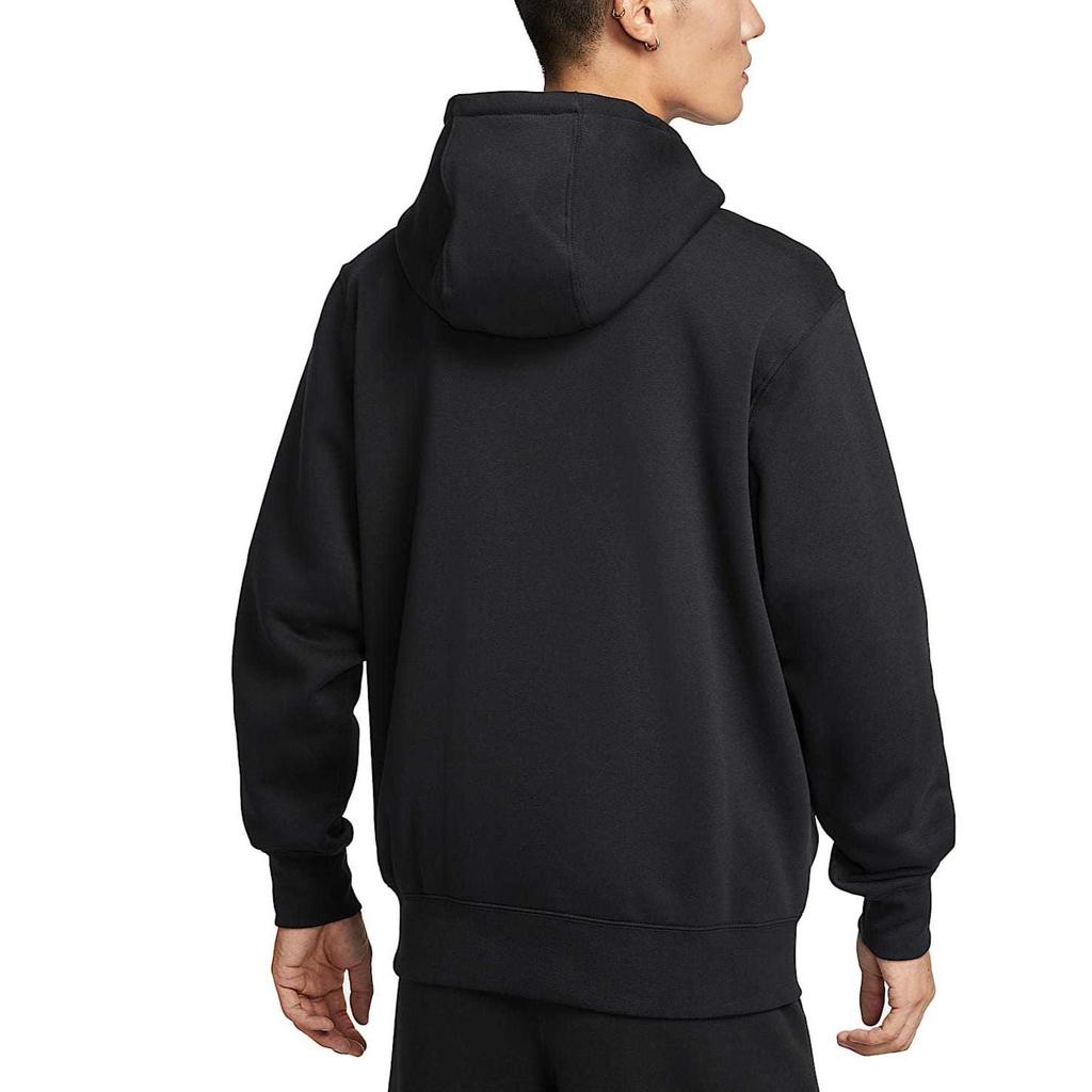 Nike Мужская флисовая толстовка Club Sportswear с круглым вырезом Черная FN3869-010