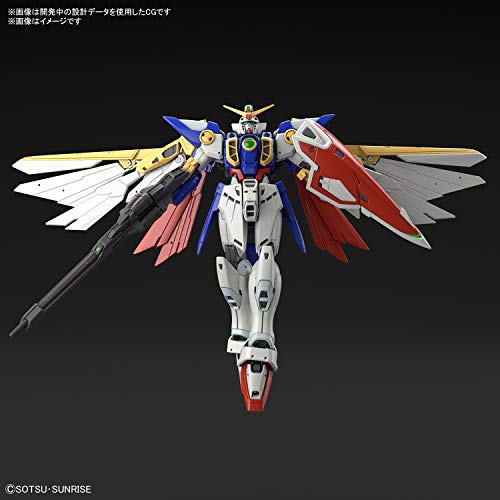 BANDAI SPIRITS RG Mobile Report Gundam W Wing Gundam масштаб 1/144 пластиковая модель с цветовой кодировкой 2558575
