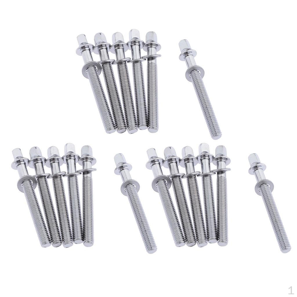 18 Tension Rods for Tom Bass Drum Hardware Mount