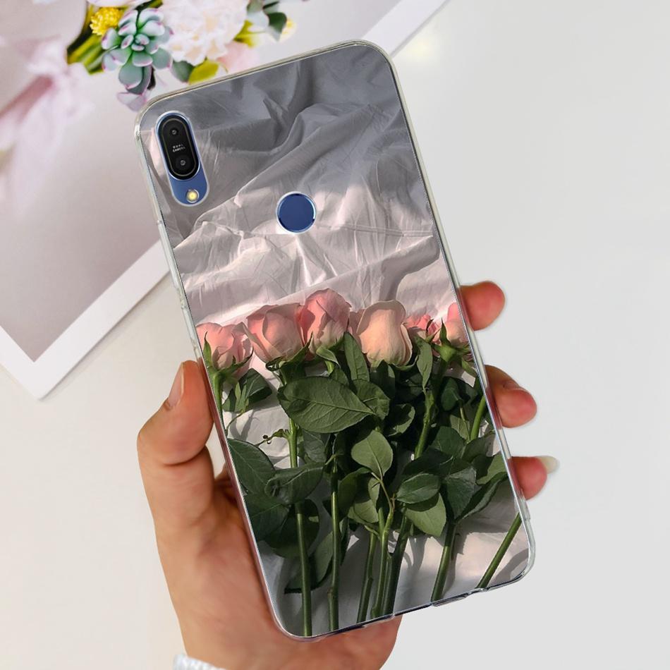 Для Asus Zenfone Max Pro (М1) ZB602KL ZB601KL Милый Чехол с Рисунком Панды и Цветов Для Asus X00TD X00TDB X00TDA Мягкий Силиконовый TPU Чехол
