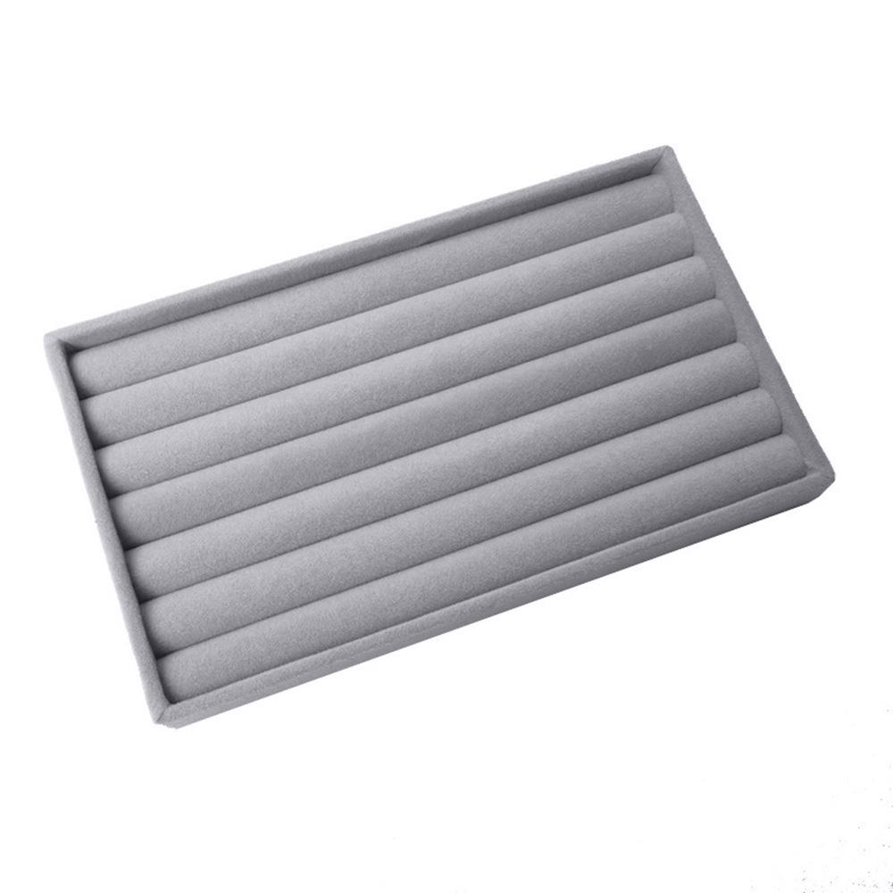 Бархатный лоток для ювелирных изделий, горячая распродажа, складные изысканные коробки для хранения ювелирных изделий, портативная коробка-органайзер для колец и сережек