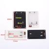 1/3 шт. Пластиковый 2x3x AAA Прямоугольный Встраиваемый Держатель Батарей Контейнер-Коробка С Крышкой-Выключателем - Корпус для Батарей