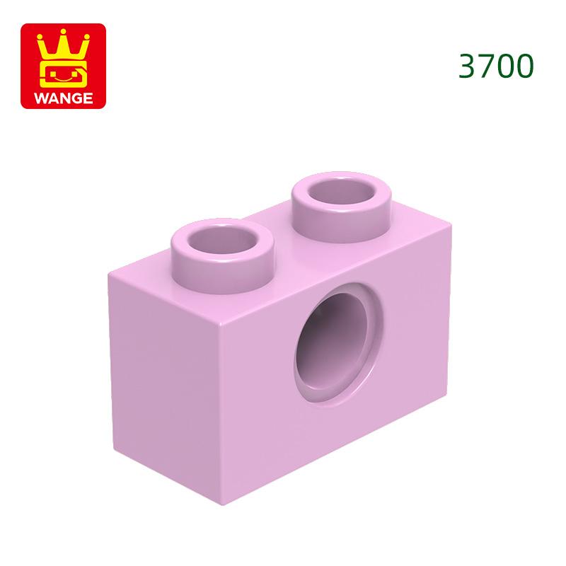 125 шт./лот 3700 1x2 1 отверстие Строительные блоки MOC DIY Аксессуары Совместимые с Кирпичиками Детские Игрушки Подарочная Коробка