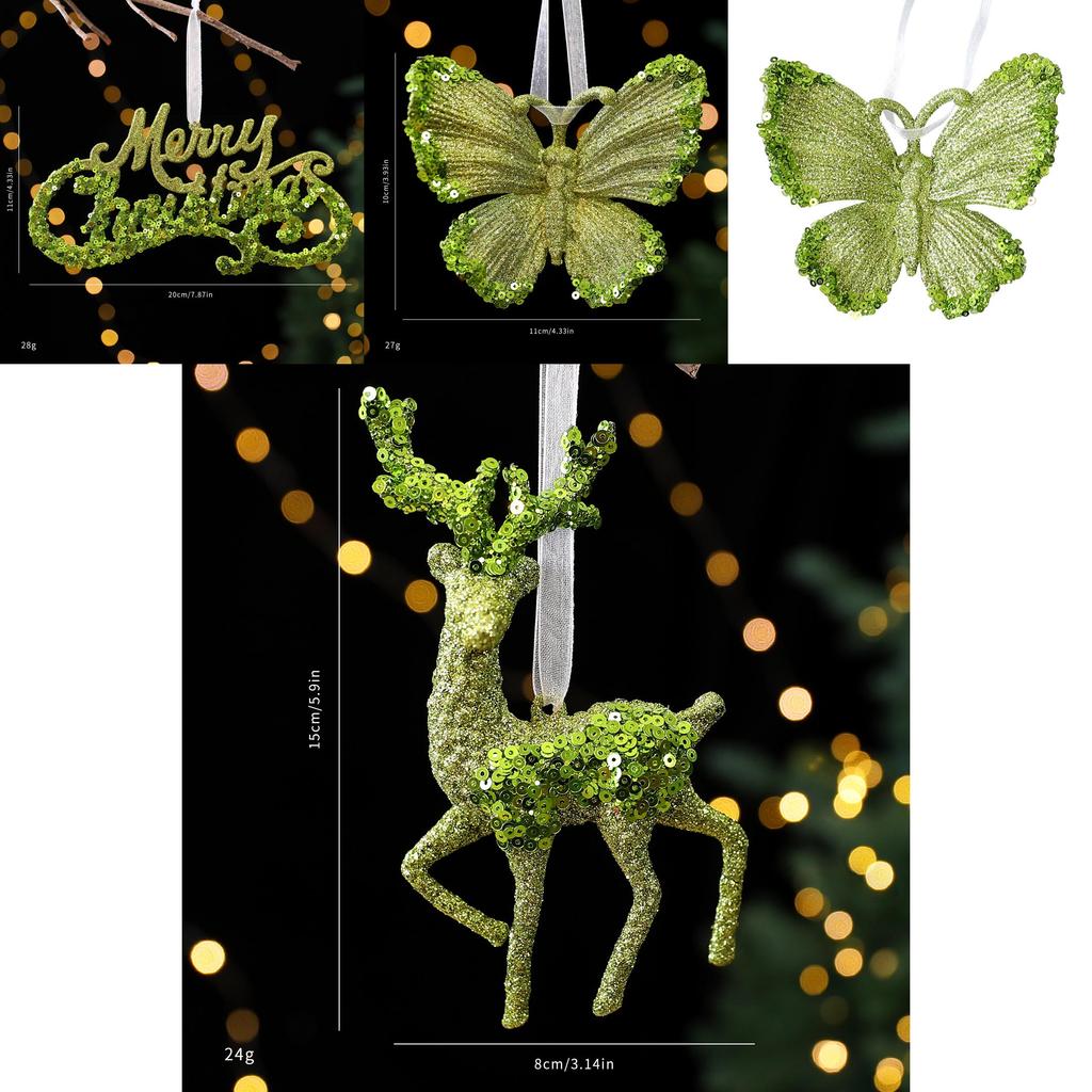 Festive Christmas Decoration With Glitter Sparkle Snowflake Hanging Ornaments For Seasonal Home Decor