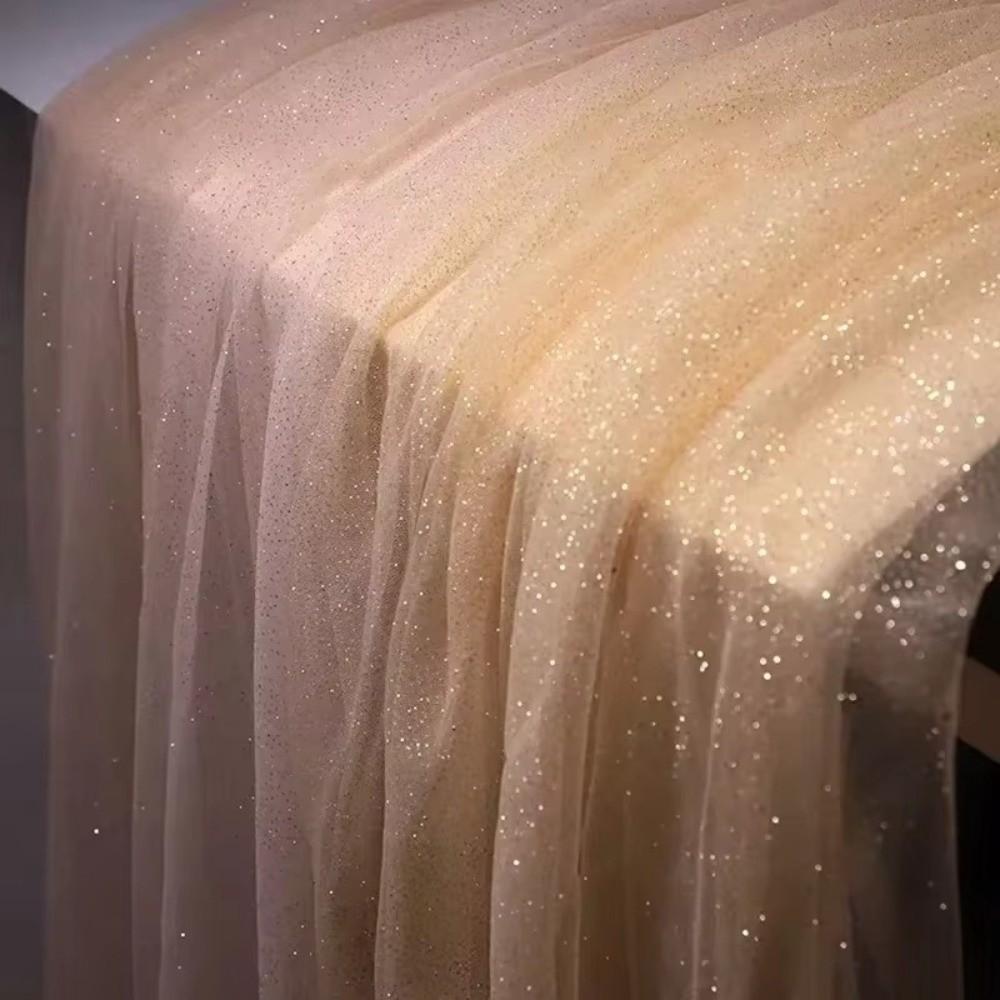 45cmX150cm Shiny Glitter Fabric DIY Sewing Sparkle Tulle Fabric New Decoration Material