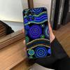 Чехол с принтом аборигенского искусства для Samsung Galaxy M20 M14 M34 M54 M13 M23 M33 M53 M21 M51 M30s M31s M12 M32 M52