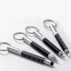 Scale Metal Screwdriver Ruler Multifunction Ballpoint Pen Keychain Pen Stylus Tool Pen Touch Pen