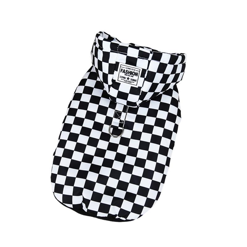 Теплая хлопковая куртка с капюшоном для домашних животных для маленьких и средних собак, пальто для французского бульдога, одежда для мопса, костюм чихуахуа, щенок, кошка