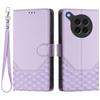 For Oppo Find X8s 5G Case Imprinted Honeycomb RFID Blocking Leather Phone Cover with Strap