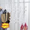 1/5/10PCS Creative Home Bag Storage Rack, Wardrobe Nail Free Hanging Rack, Plastic Hook Arrangement, Layered Storage, Diy Clothe