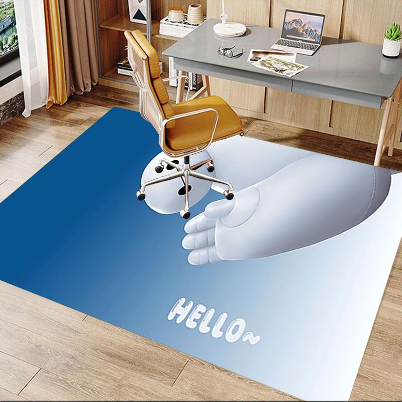1pc Big Hero Adventure Carpet for Playroom Bedroom Living Room Sofa Home Decor,kids Game Area Rug Non-slip Floor Mat Y72385