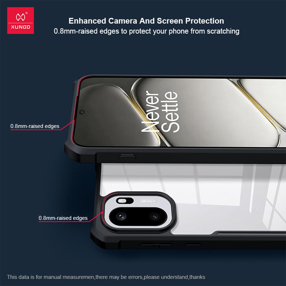 XUNDD Для OnePlus 15R 15 R Чехол Прозрачный Чехол Подушка Безопасности Ударопрочный Защитные Чехлы Роскошная Задняя Крышка С Вращающимся Магнитным Держателем Стойкой