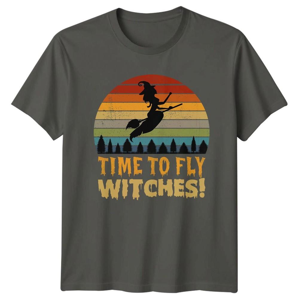 Time To Fly Witches Unisexs TShirt Witch Halloween Gift For Her