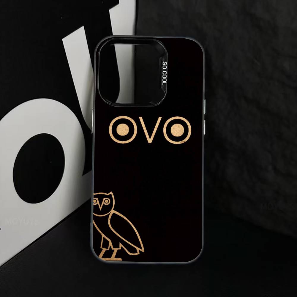 D-Dark O-Owl O-Night Чехол для телефона iPhone 17,16,15,14,13,12,11 Plus,Pro Max,XS,Красочный Серебряный Чехол для телефона Funda Cover