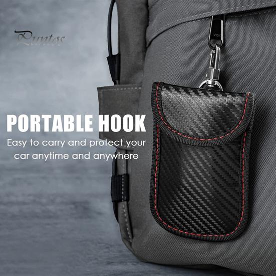 1/2 шт., сумки для ключей от автомобиля, защитные клетки, компактные размеры, портативные противоугонные чехлы с блокировкой сигнала, RFID-брелок, защитные чехлы