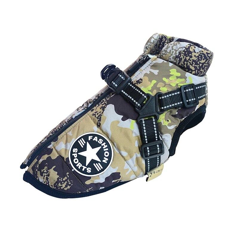 Водонепроницаемая зимняя куртка для собак, одежда для домашних животных, наряд для щенков, жилет, теплая одежда для собак лабрадора, чихуахуа, маленьких собак, Ropa Para Perros