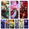 Чехол для телефона Genshin Impact с аниме для Samsung Galaxy A52 A50 A70 A30 A40 A20E A10S A20S A02S A04s A12 A22 A32 A72 5G, прозрачный чехол
