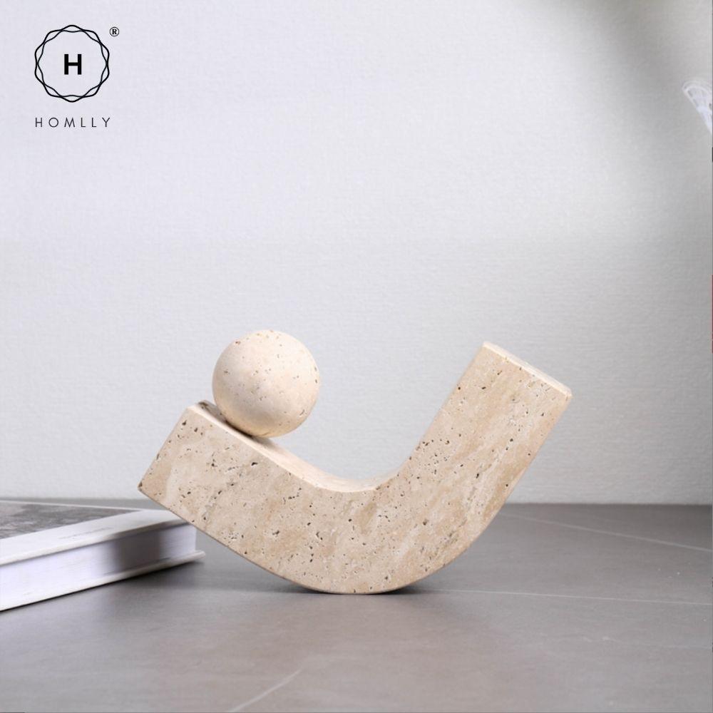 HOMLLY Kii Скульптура из натурального камня «Кривой узел»