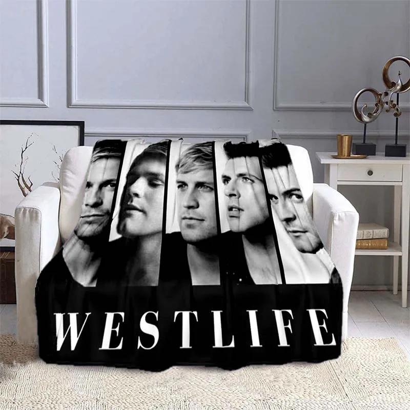 Музыкальное одеяло группы Westlife, мягкое теплое спортивное одеяло для йоги, дивана, кровати, подарок фанатам на День святого Валентина, гобелен, постер