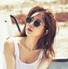 Retro Small Face Designer Sunglasses Round Frame Trendy Street Shooting Sun Glasses Sunglasses for Women Vintage Gafas De Sol
