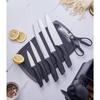 19 Piece Black Cutlery Set; Cooking Spatula Spoon Kitchenware with Storage Bucket Knife Set; Non-Stick Cookware
