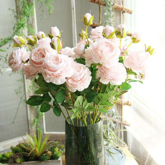 1шт искусственный цветок розы DIY этап партии дома свадьба праздник декор