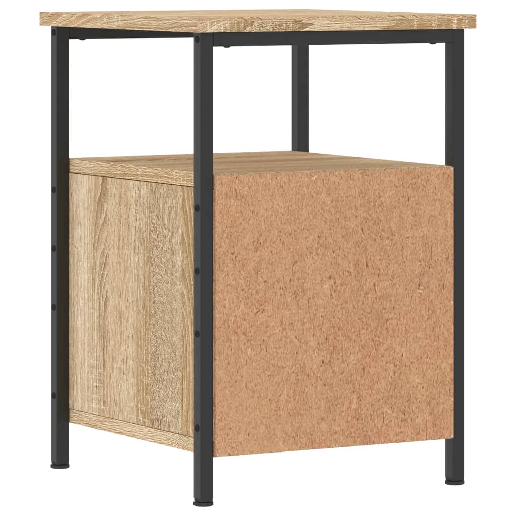 Vidaxl Szafka Nocna, Dąb Sonoma, 34X35,5X50Cm, Materiał Drewnopochodny