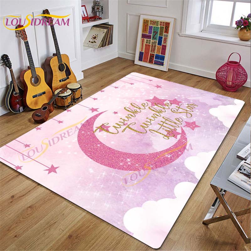 Ковер для балерины, ковер с рисунком балерины для девочек, розовые коврики для гостиной, спальни, декор для детской комнаты, декор для детской, подарок