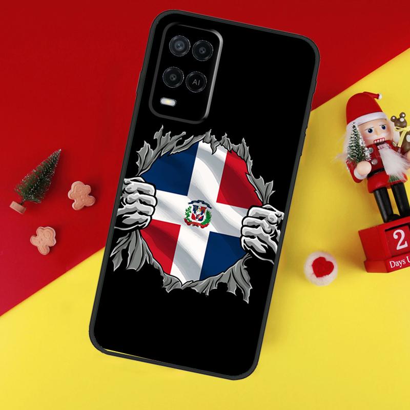 Флаг Доминиканской Республики Чехол Для Oppo A38 A18 A58 A78 A98 A74 A94 A54 A80 A60 A40 A96 A76 A16 A15 A17 A57 A5 A6 Pro