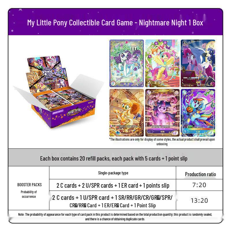 My Little Pony ККИ Серия 4 Теплая Печка Холодостойкий Бустер Пак - Оригинальные Боевые Карты
