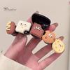 Women Hair Claw Cartoon Biscuits Decor Anti-slip Teeth Strong Grip Hair Clip Large Size Back Head Hair Clamp