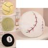 Adorable Realistic Sports Plush Toy Cushion Featuring Football Basketball And Tennis Designs