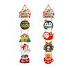 Reusable Christmas Decoration Christmas Door Hanging Christmas Porch Decorations