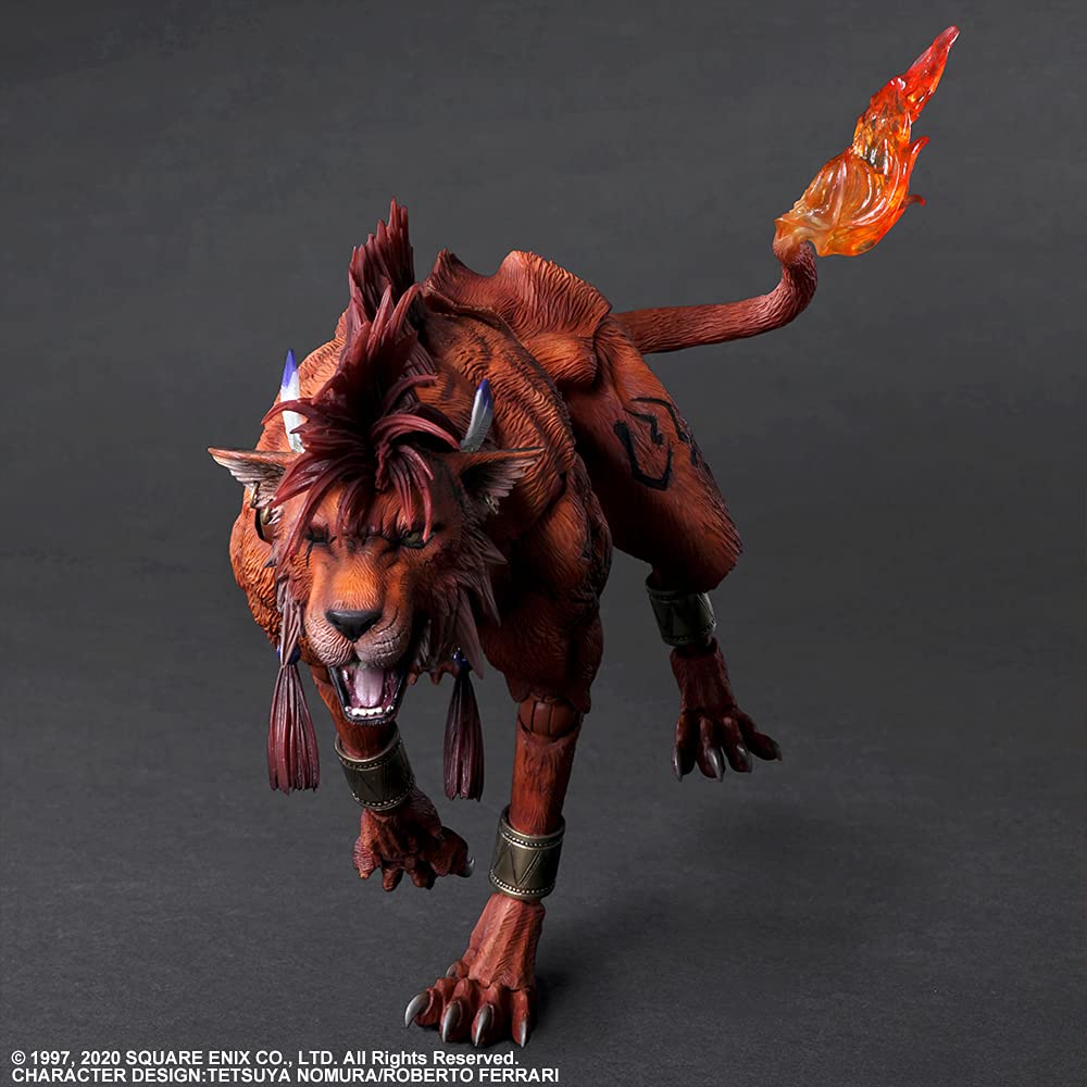 Final Fantasy VII Remake PLAY ARTS Kai Red XIII PVC Painted Movable Figure