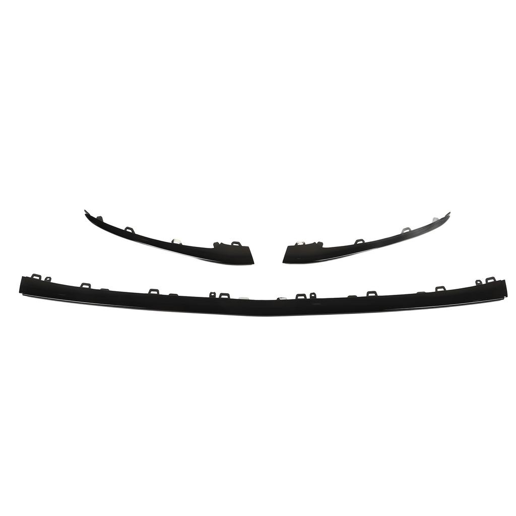 3 шт. глянцевая черная нижняя отделка переднего бампера для замены на Mercedes?Бенц С?Класс W222 V222 AMG Line