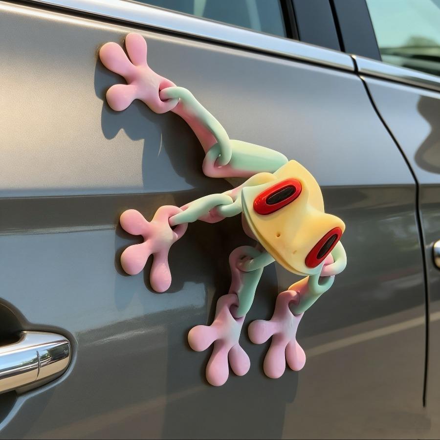 Popular cutting-edge 3D-printed magnetic frog fridge magnet with movable joints and night-light dragon effect