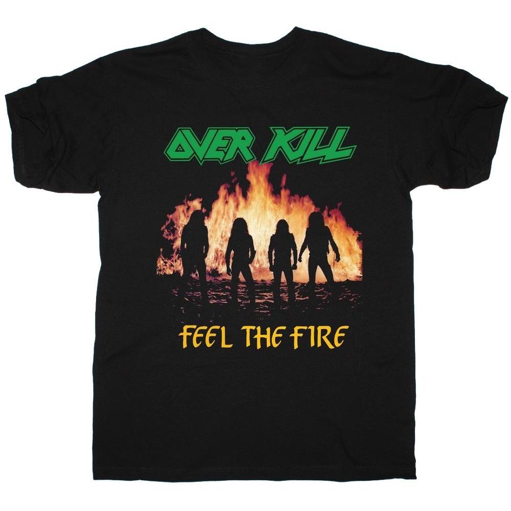 Футболка унисекс Overkill Feel The Fire 1985 года