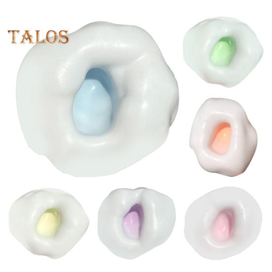 2 шт., формируемый мяч для снятия стресса, сжимаемый мяч для снятия тревожности, сенсорная игрушка для детей, подростков и взрослых, портативный мягкий цветной мяч TPR, игрушка-фиджет