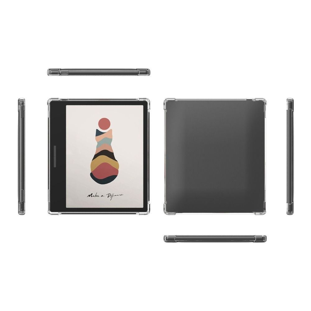 Transparent 7 inch e-Reader Case TPU Airbag Funda Protective Shell for Onyx Boox GO Color