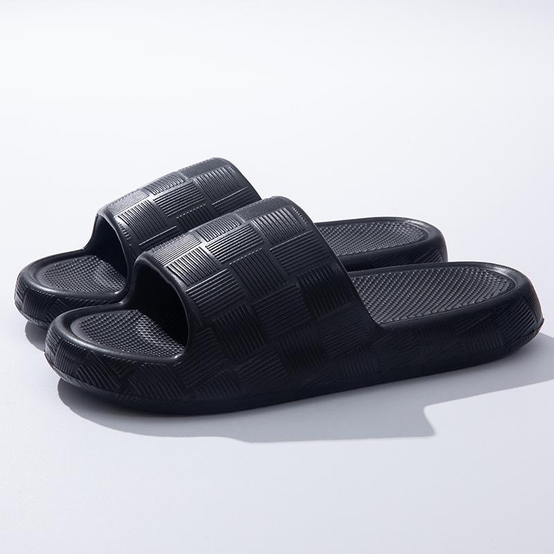 Тапочки, Парные тапочки, Нескользящие, Бытовые, Для ванной, Толстая подошва, Мужские тапочки