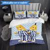 3PCS Bananas In Pyjamas Classic Bedding Set 2D Printing (Includes 1 Duvet Cover + 2 Pillowcases Coreless), Bedroom decor,Fan gift