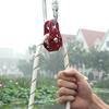 Aluminium Zinc Zinc Alloy Swivel Lifting Rope Pulley U-Shaped Fixed Sliding Roller  Crane