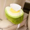 Exquisite Cartoon Shape Plush Toy Napkin Holder Car Home Fruit for Dormitory