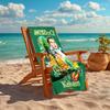 Personalized customized proof beach towel with The Wizard of Oz pattern - soft, absorbent,quick-drying,perfect swimming,camping&bathing