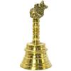 Brass Temple Holy Bell - Om Small Ghanti for Home Pooja Room Decoration Vastu Antique Decorative Item, Good Luck