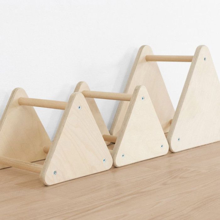 Montessori Balance and Motor Skills Game In Natural and Gray Wood