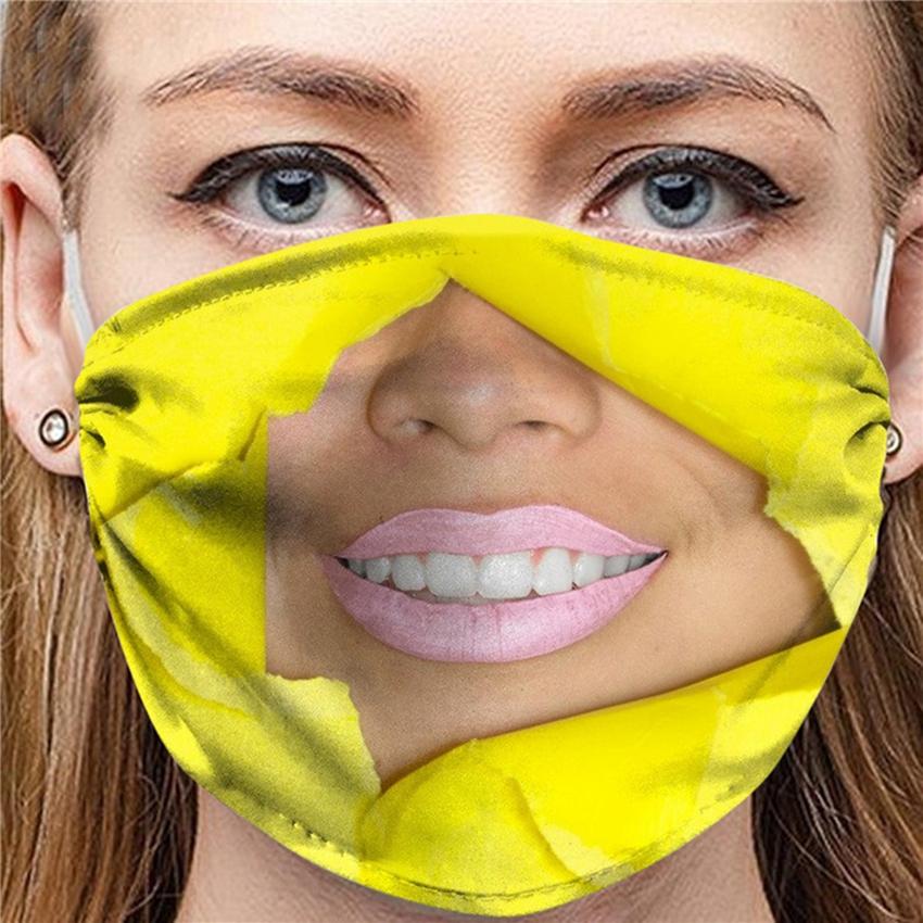 Маски для лица с весёлым принтом
