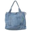 Portable Denim Bag Women's Shoulder Bag Student Crossbody Bag Tote Hand Bag