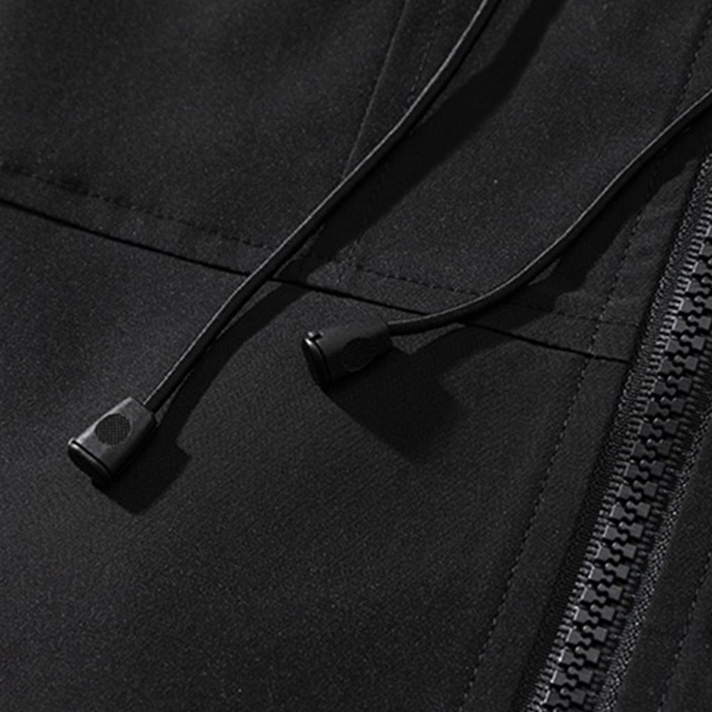 Men's Hooded Three Bar Jacket Casual Fashion Loose Outdoor Mountaineering Couple Jacket