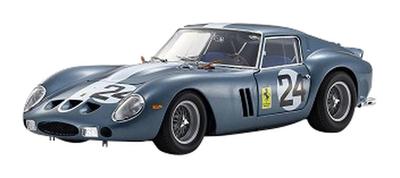 Kyosho Оригинальный Ferrari 250GTO 1962 Sebring Завершенный продукт KS08438D 1/18 #24 (синий)